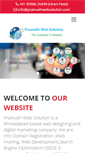 Mobile Screenshot of pramukhwebsolution.com